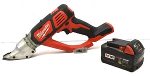Milwaukee M18 18V Cordless Li-Ion 18G Double Cut Shear 2635-20 w/ M18 Battery - Picture 1 of 6