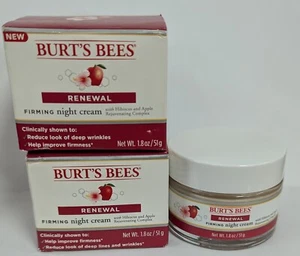 LOT OF 2 BURT'S BEES FIRMING MOISTURIZING CREAM 1.8OZ EACH NEW IN BOX - Picture 1 of 7