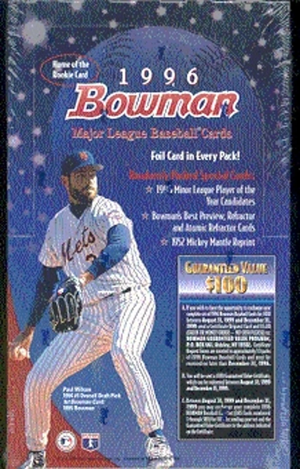 BASEBALL | 1996 Bowman - SINGLES | YOU PICK! | 2-FOR-$1 - Image 1 of 1