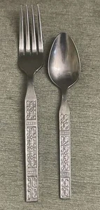 Vtg International Insilco Rogers Spoon Fork Stainless Steel Taiwan Replacement - Picture 1 of 5