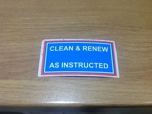 Ferguson TEF 20 Clean and Renew As Instructed Decal - Picture 1 of 1