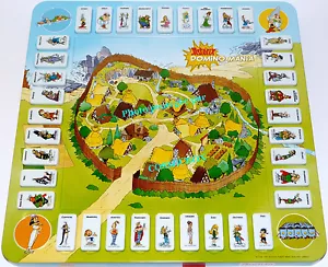 Complete collection 36 DOMINOES of ASTERIX with iron game board & bag goodies - Picture 1 of 3