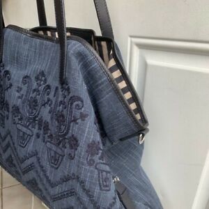 New Pottery Barn Kids Navy Embroidered Diaper Bag no monogram 