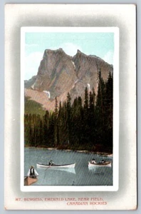 Mount Burgess, Emerald Lake, Near Field BC Canada, Antique Postcard #2 - Picture 1 of 2
