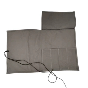 Japanese Chef's Knife Roll Bag Canvas Leather Knife Storage Case Chef Wallet Bag - Picture 1 of 7