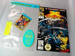 X Factor #85 W Bag & trading Card Marvel Comics 1992 NM- - Picture 1 of 12