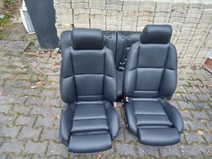 BMW e36 Coupe seat covers vo+hi complete (BMW Nappa black L7SW) - Picture 1 of 4