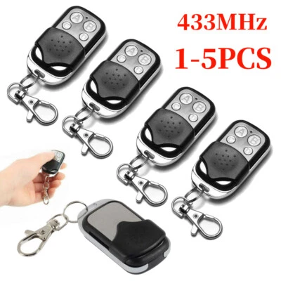 1-5 Stück Funk 433 MHz Fernbedienung Alarmanlage Handsender Garagentor Universal - Bild 1 von 4