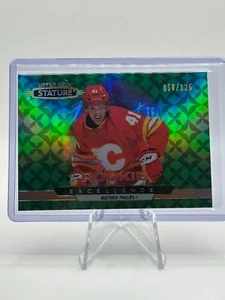 2021-22 Upper Deck Stature Rookie Excellence Green /125 RE-7 Matthew Phillips - Picture 1 of 2