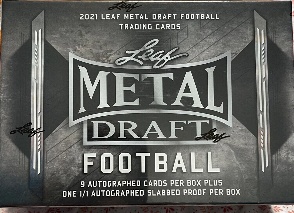 2021 Leaf Metal Draft Football Jumbo Factory Sealed Box - Image 1 of 1