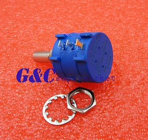 2PCS 3590S-2-103L 10K Ohm Rotary Wirewound Precision Potentiometer Pot 10 Turn - Picture 1 of 1