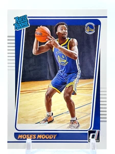 Donruss Moses Moody 2021-22 clasificación RC novato Golden State Warriors #234 - Imagen 1 de 1