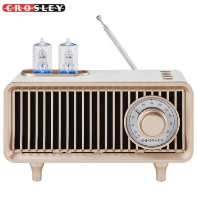 Crosley CR3043A-WS Milton Portable Rechargeable FM Radio Bluetooth-White Sand - Image 1 of 4