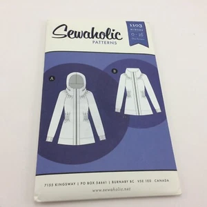 Sewaholic Pattern 1103 Minoru Jacket Sz 0 2 4 6 8 10 12 14 16 Uncut Hidden Hood - Picture 1 of 11