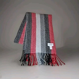 Charter Club Cashmere Luxury Scarf, Scarlet Red / Grey Plaid, One Size - Picture 1 of 8