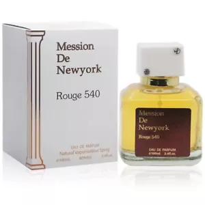 (3 PCS) MESSION DE NEW YORK ROUGE 540 BY SECRET PLUS UNISEX | EDP 3.4 OZ - Picture 1 of 1