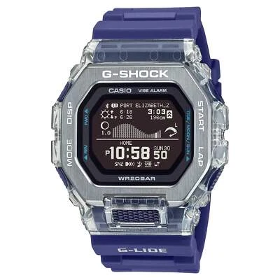 CASIO G-SHOCK GBX-100S-2 G-LIDE BLUETOOTH BLUE / PURPLE DIGITAL WATCH - Image 1 of 4