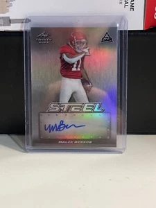 Malik Benson 2023 Leaf Trinity Steel Auto Autograph RC /75 Florida St. - Picture 1 of 2