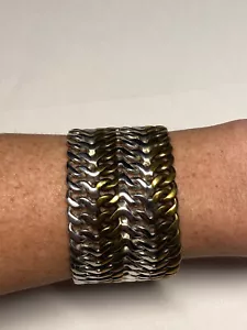 Brazalete bordillo cuádruple de plata esterlina Rodolfo Espinoza 7,25" TAXCO TE-06 92320 - Imagen 1 de 12