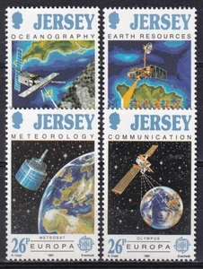 Jersey 1991 Yvert 533/36 Europe CEPT Astrophilately MNH-VF - Picture 1 of 1