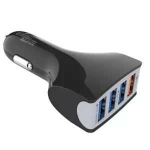 Fast Car Charger Multi Port 4-USB Quick Charge Adapter Socket Andriod iOS QC 3.0 - Picture 1 of 12