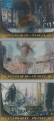 SPIDERMAN 2 LENTICULAR CARD L1 TO L3 SINGLE OR SET of cards BY UPPERDECK - Image 1 of 2