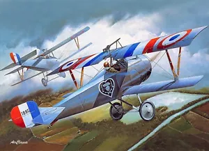 Planos a escala: Nieuport Scout de Mechanix ilustrado por Cal Smith (1947) - Imagen 1 de 3