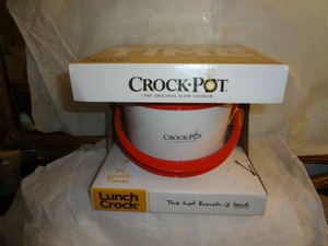PLASTIC LUNCHTIME CROCK POT........HOT LUNCH READY WHEN YOU ARE! - Picture 1 of 8