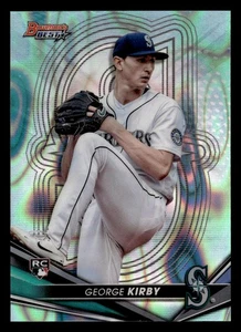 2022 Bowman's Best George Kirby #69 Aqua Lava Refractor RC /199 Seattle Mariners - Bild 1 von 2
