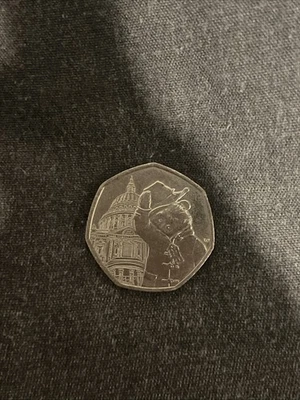 Rare Paddington Bear 50p Coin - Image 1 of 2