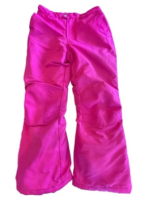Faded Glory Snow Pants Girls Flare Wide Leg Hot Pink Zip Fly Sz Large - Image 1 of 4