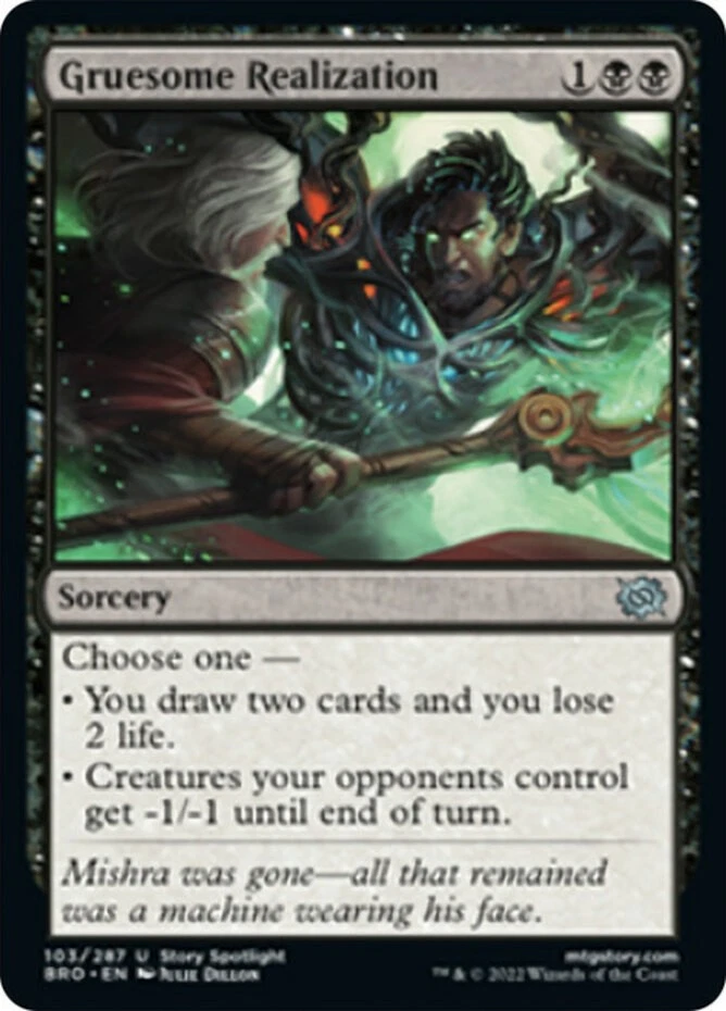 x1 Gruesome Realization - The Brothers' War - NM - MTG - Image 1 of 1