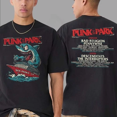 Punk In The Park San Pedro California 2025 Merch Shark em 4 e 5 de outubro - Imagem 1 de 4