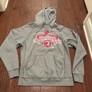 2011/2012 Back To Back Alabama National Championship Hoodie Herren grau-medium - Bild 1 von 9