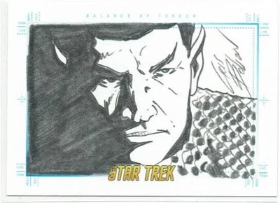 Star Trek TOS Art & Images Sketch Card Balance of Terror by Cris Bolson - Image 1 of 2