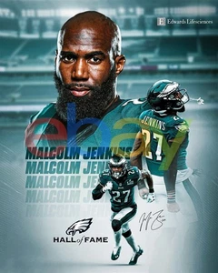 Malcolm Jenkins Eagles Hall of Fame Collage Philadelphia Eagles 8x10 NFL Photo - Picture 1 of 1