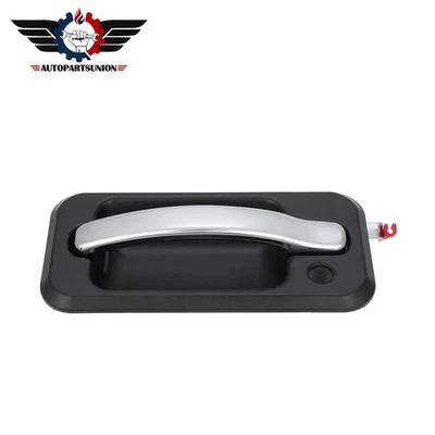 Maçaneta externa externa esquerda cromada e preta para Hummer H2 03-09 - Imagem 1 de 4