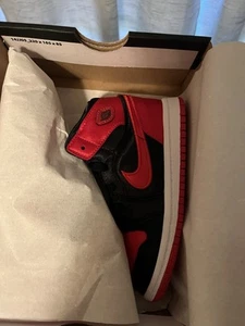 Jordan 1 Satin Bred Colorway Brand New 9c - Picture 1 of 2