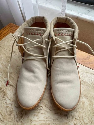 Manitobah Mukluks Modern Moc Chukka - Blanco Invierno - Para Mujer Talla 7 Foto 1 de 4