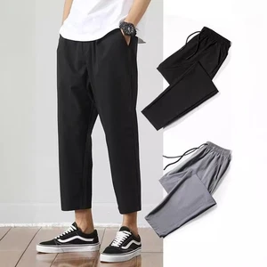 Pantalones para hombre rectos sueltos de pierna ancha - Imagen 1 de 18