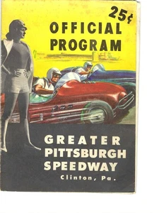 1960 Greater Pittsburg Speedway program. Rare! - Imagen 1 de 1