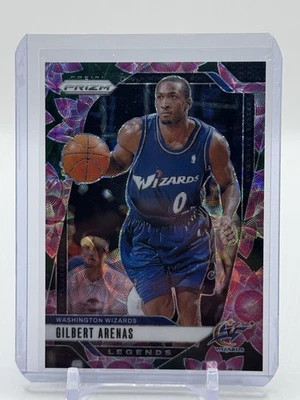 2024-25 Panini Prizm China GILBERT ARENAS Lotus Flower /18!! SSP WIZARDS - Image 1 of 2
