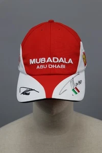 MUBADALA ABU DHABI FERNANDO ALONSO Signed FERRARI Formula 1 Red Cap Mens One Sz - Picture 1 of 24
