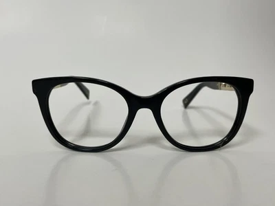 Authentic Marc Jacobs 335 2M2 Blk/Gld Plastic Cateye Womens Eyeglasses 52mm - Image 1 of 4
