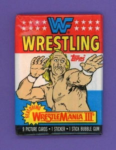 1987 Topps WWF Wrestling Wax Packs WWE ~ Unopened ~ HULK HOGAN ~ - Picture 1 of 2