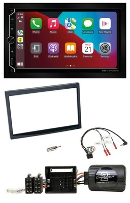 ESX 2DIN DAB USB Lenkrad Bluetooth Autoradio für Citroen C2 C3 Berlingo Jumpy Fi - Bild 1 von 4