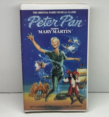 Peter Pan VHS Video Tape 1990 Mary Martin 30th Anniversary Collector's Edition - Image 1 of 4