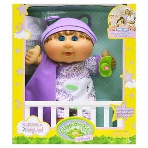 Cabbage Patch Kids Babies Naptime At Babyland Blue Eye 12.5" Girl Baby Doll New - Picture 1 of 2