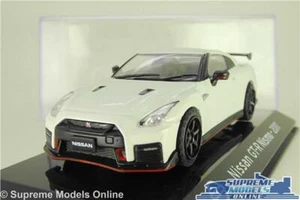 NISSAN GT-R NISMO MODEL CAR WHITE 2017 1:43 SCALE IXO SPORTS SUPER GTR K8 - Picture 1 of 4