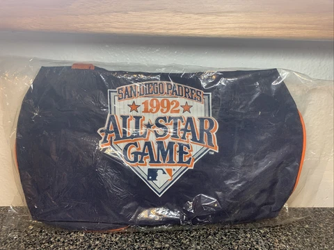 San Diego Padres VTG Duffle Bag 1992 All Star Game SGA BOA Friars Cover